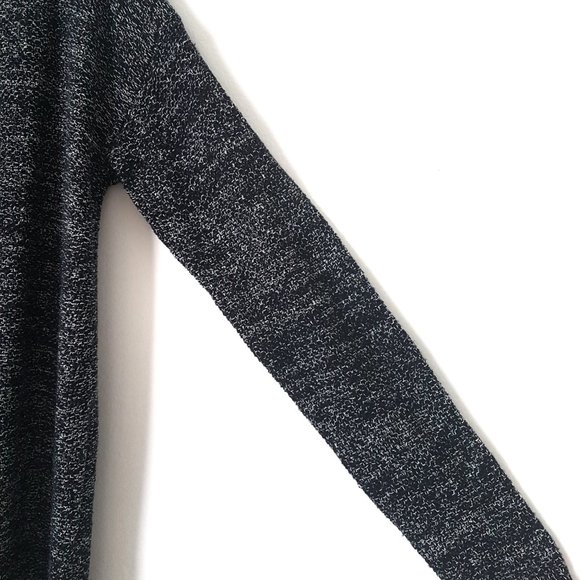 H&M Conscious Women Black/Gray Knit Cardigan, S - Picture 4 of 8